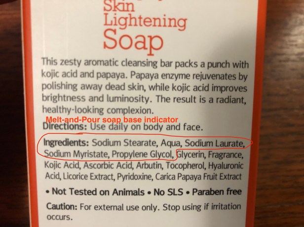 melt and pour kojic acid soap